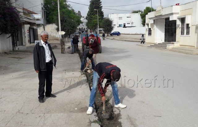 حملة نظافة استثنائية بمدينة باجة