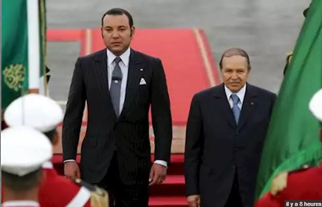 ملك المغرب ورئيس الجزائر