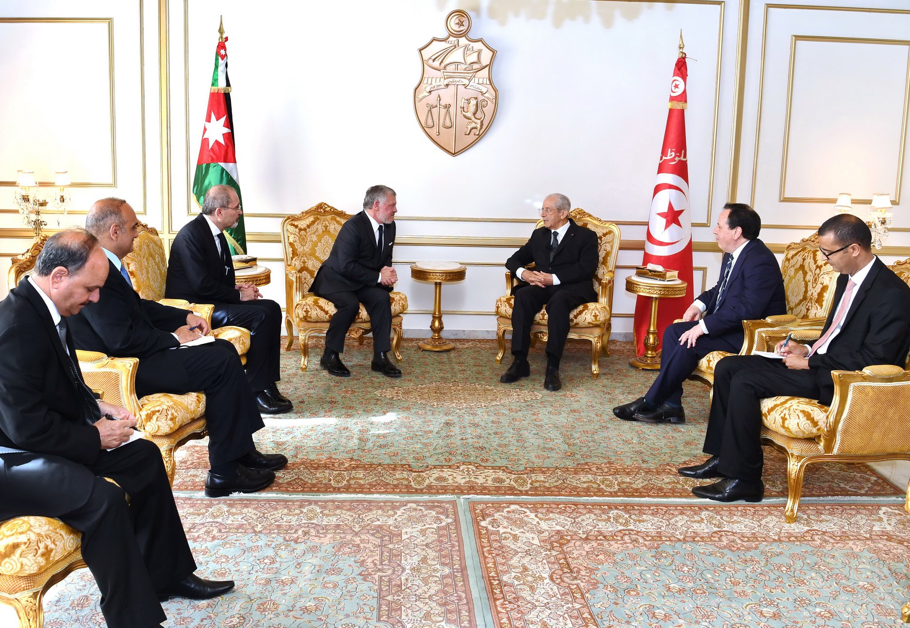 الملك عبد الله الثاني يحل بتونس لتقديم واجب العزاء في وفاة الرئيس الراحل الباجي قايد السبسي
