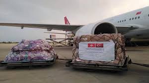 وصول شحنة من المساعدات الطبية قادمة من تركيا